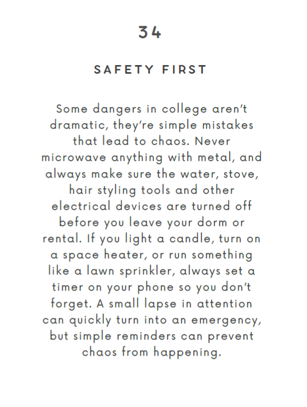 100 Things You Should Know As You Go To College – Soft Cover Pocket Book
