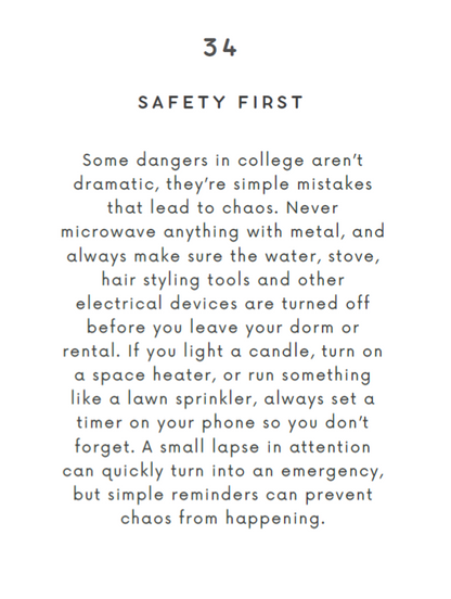 100 Things You Should Know As You Go To College – Soft Cover Pocket Book