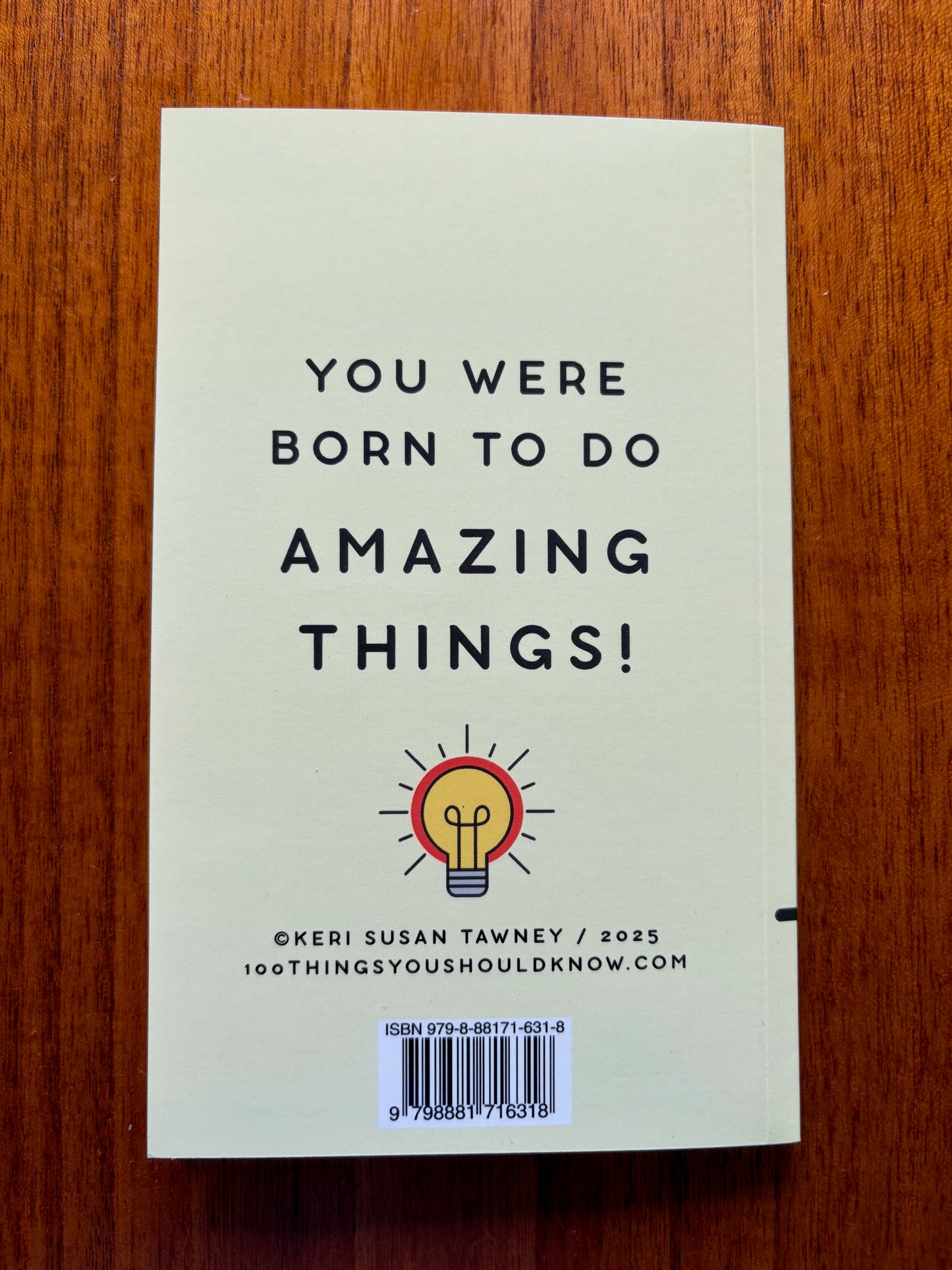 100 Things You Should Know As You Go To College – Soft Cover Pocket Book