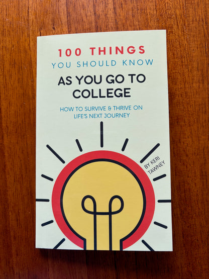 100 Things You Should Know As You Go To College – Soft Cover Pocket Book