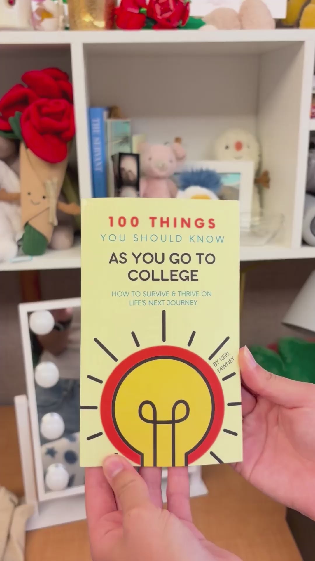 Load video: 100 Things You Should Know As You Go To College Book Grad Gift College Freshman College Dropoff